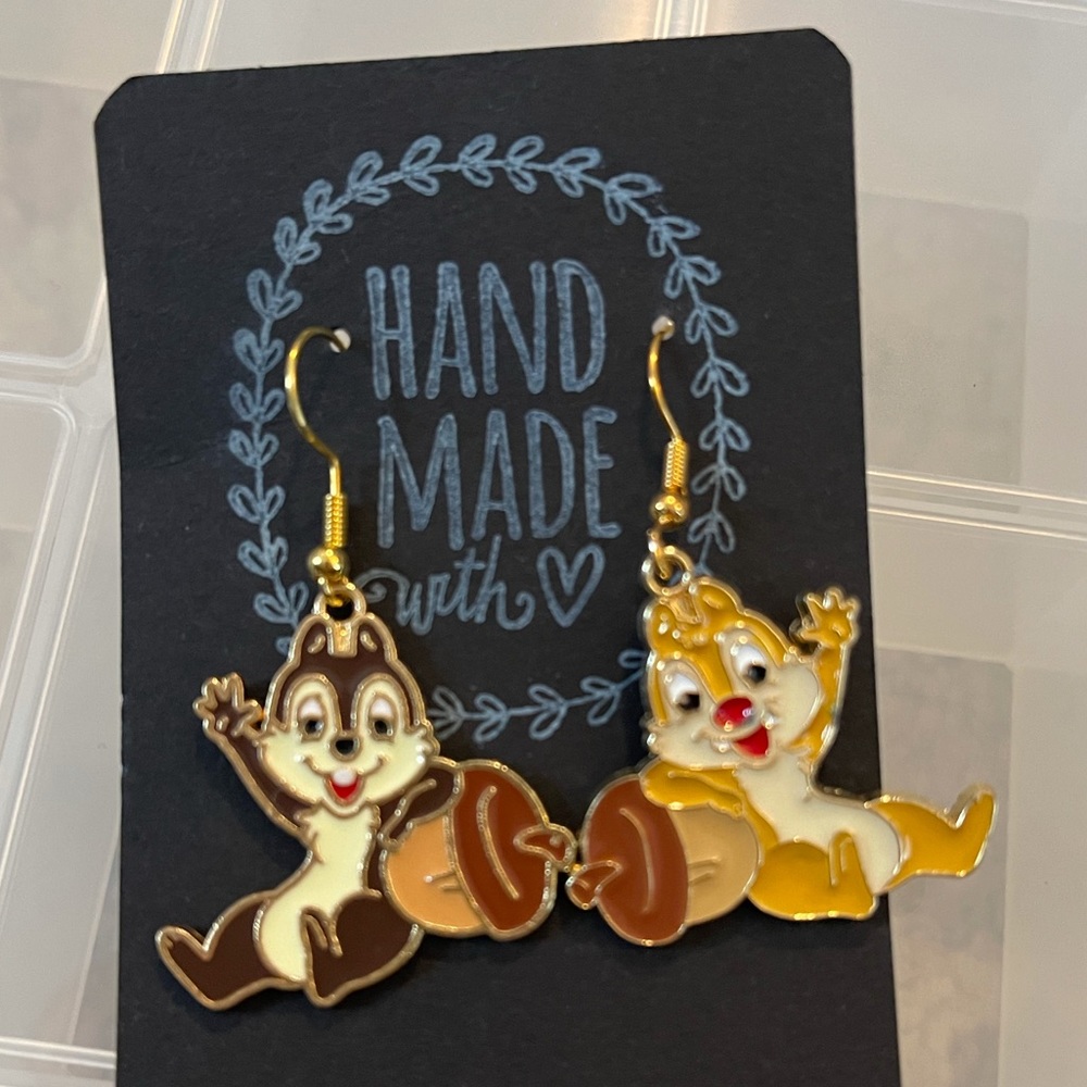 Chip and dale earrings